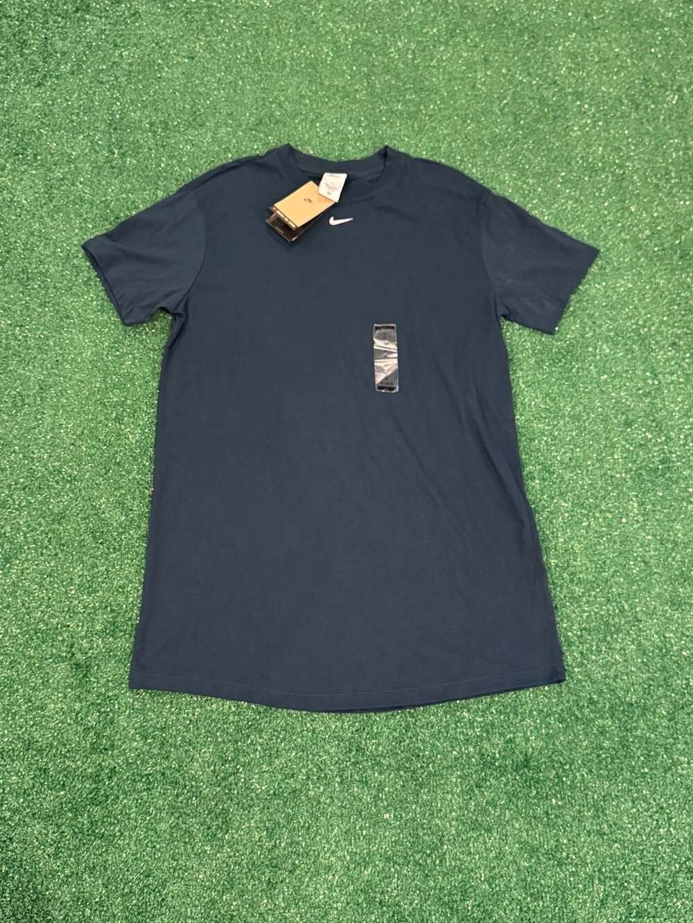 Nike Women's Dri-FIT Short Sleeve Performance Tee Navy Blue Size M